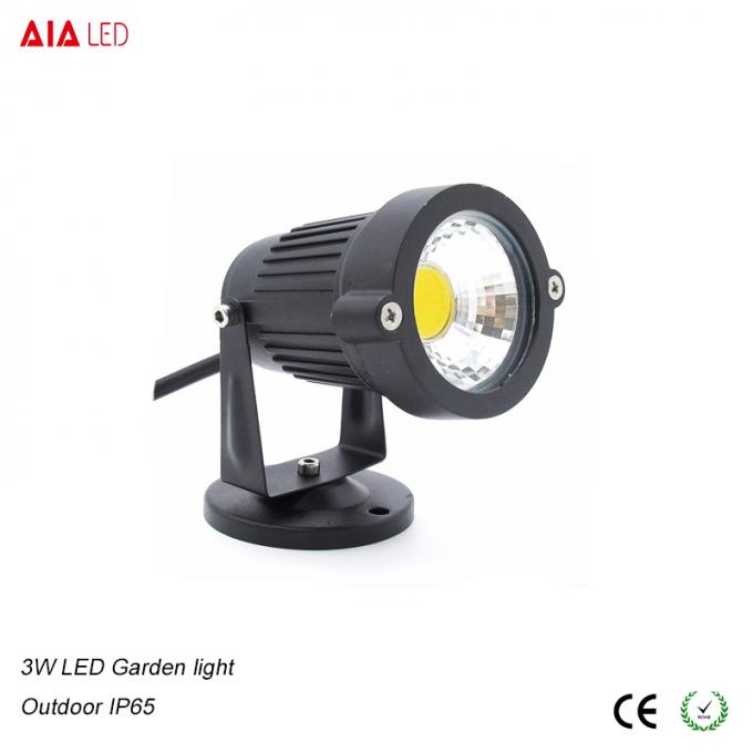 7W COB exterior black waterproof 60degree IP65 LED lawn lamp&led garden light