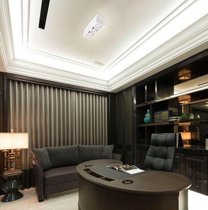 3xGU10 base white ceiling mounted contemporary spotlight housing&interior GU10 spot light for hotel