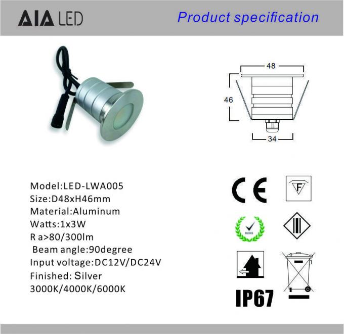 Outside IP67 waterproof  LED underground light/LED inground light/Outdoor led Buried light