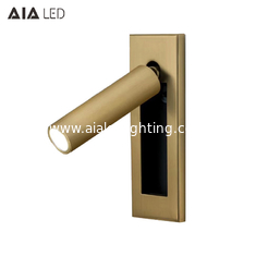 China Recessed mounted any finish reading wall light 3W led wall lamp led reading bedside lights supplier