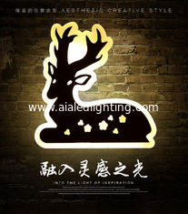 China Deer Acrylic LED wall lights /indoor led wall lighitng for pube decoration supplier