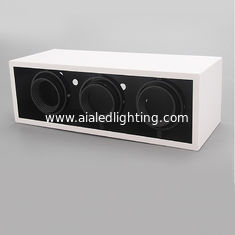 China 3xGU10 holder white+black surface mounted modern spotlight&amp;interior GU10 spot light for hotel supplier