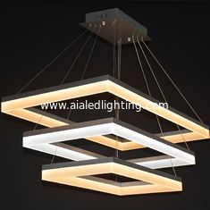 China Square modern drop pendant lights&amp; commercial hanging led lights hanging pendant lights for kitchen for hotel supplier