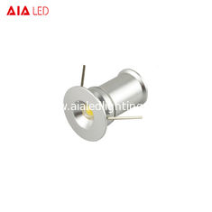 China D20xH25mm,cut size:15mm 1W mini recessed chrome indoor LED spot light for watch shop supplier