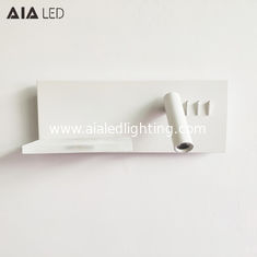 China Mobile wireless charging wall mounted usb reading light/Interior reading wall light headboard reading light for villa supplier
