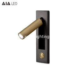 China Rotating led wall reading lamps flexible 3W led headboard wall light led bedside wall light supplier