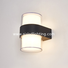 China Hot sell cylinder aluminum exterior wall lighting fitting external led wall lamps light fixtures supplier