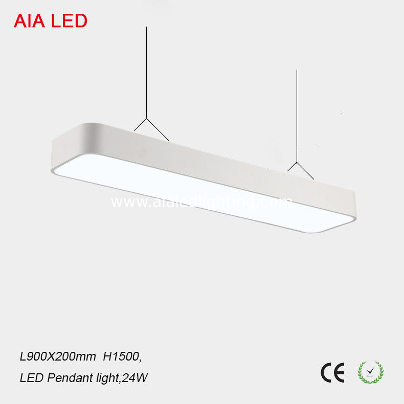 Modern Indoor White Commercial Office 24w Led Pendant Light For