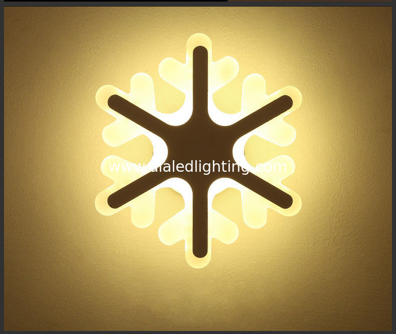 Snowflake Acrylic Led Wall Lighting Interior Led Wall