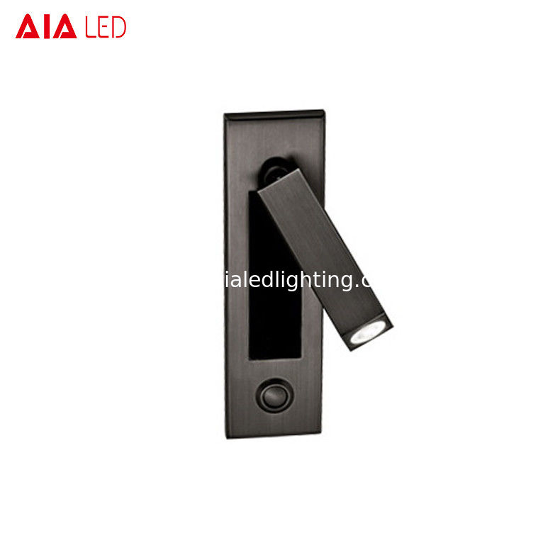 Adjustable Recessed Bedside White Finished Led Wall Light Led