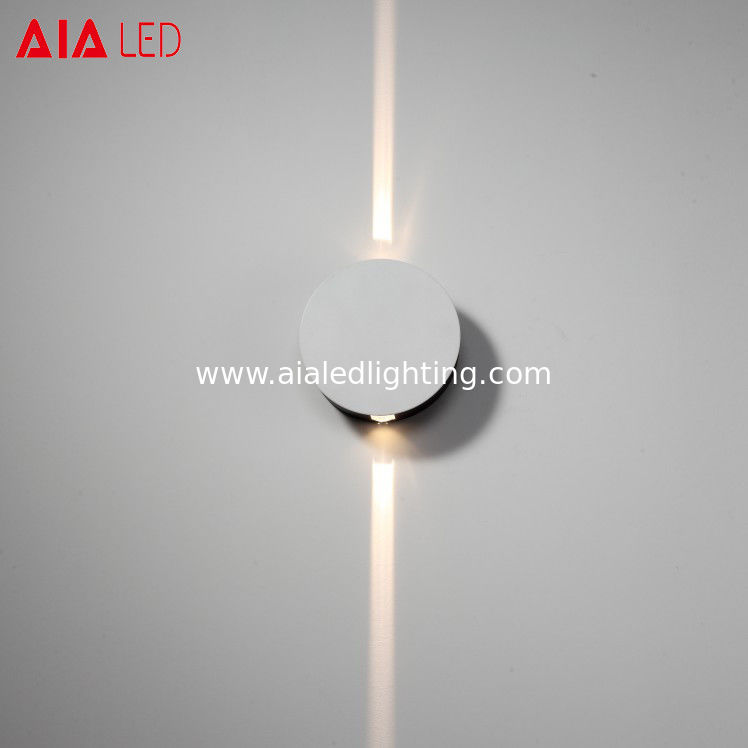 Steel Round 2x1w Ip20 Modern Led Wall Light Led Decoration Light