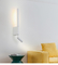 350 Modern Adjustable Swing Arm Wall Lamp Black White Light for Bedroom Bedside House Reading Living Room Home Hallway supplier