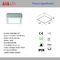 AC85V-265V Surface mounted white 18W LED panel light led downlight supplier