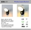 PIR sensor exterior acrylic wall lamp 6W led wall light fittings led wall light for external light fixtures supplier