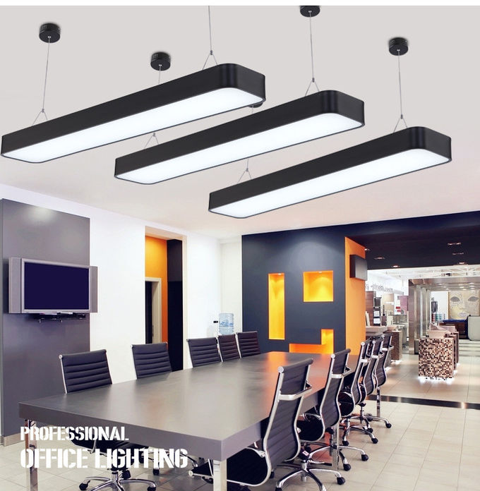 1200x200mm Aluminum+Acrylic commercial office 36W led pendant lighting for office