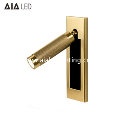 China Modern Bedroom Bedside Reading Book Wall Mounted Lamp Luxury Home Hotel Decor Adjustable Gold Led Wall Light Sconce supplier