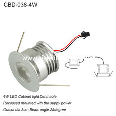 China mini high quality dimmable round led cabinet light 4w for cabinet use supplier