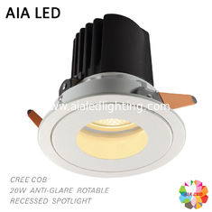 China 20W CREE COB LED down light / LED Spot light for shop decoration supplier