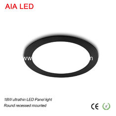 China Round recessed mounted IP20 18W low price ultrathin LED Panel light supplier