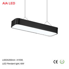 China SMD 18W LED modern black commercial office 18W led pendant light/LED Pendant lamp supplier