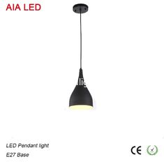 China Aluminum small shade modern inside E27 Base pendant light/LED droplight for restaurant used supplier