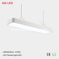 China Modern indoor white meeting room 24W led pendant light for school used/led droplight supplier