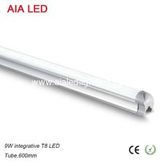 China T8 0.6M 9W indoor IP20 high power/supermarket good price LED Tube light supplier