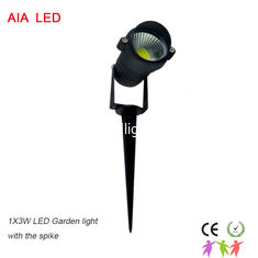 China IP65 D65xH190mm 1x3W COB LED spot light &amp; led garden light /LED Lawn lights supplier