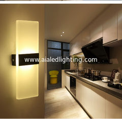 China Square Acrylic LED wall lighting /inside led wall lamps for bedroom or sitting room supplier