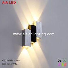 China Square 6x1W LED wall lighting /inside led wall lamps for hotel corridor supplier