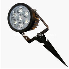 China Adjustable waterproof rotate small size 7W IP65 LED garden light with spike supplier