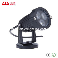 China IP40 round black 45 degree lens outdoor 3W LED garden lights for hotel supplier