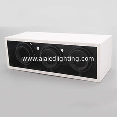 China 3xGU10 base white surface mounted contemporary spotlight&amp;interior GU10 spot light for hotel supplier