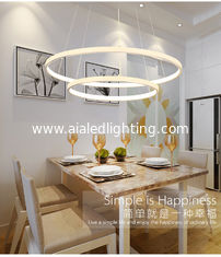 China DIY black ring modern led pendant lights led commercial led pendant lights for hotel supplier