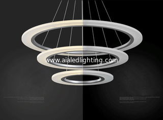 China DIY black ring modern drop pendant lights led lights cylindrical pendant light for hotel supplier