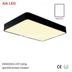 China Square round angle indoor IP20 830x620mm economic energy-saving LED Ceiling light for office lights supplier