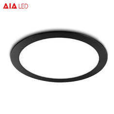 China Round Black AC85-265V recessed IP20 18W ultrathin LED Panel light supplier