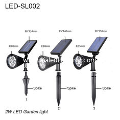 China 3W IP65 exterior LED solar lawn light &amp; led garden light/led lights for park supplier