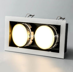 China Indoor IP20 recessed mounted 10W 14W 18W COB LED Grille light for hotel supplier