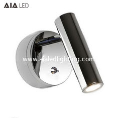 China Hotel small bedside wall lamp LED reading lamp surface mounted free-opening rotatable engineering headboard wall light supplier