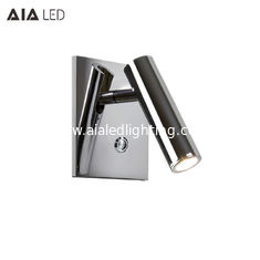 China Hotel room headboard wall light LED reading lamp built-in rotatable bed wall lamp supplier
