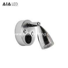 China Modern bedside reading wall light/bus reading light 12V/car wall light/usb headboard light supplier