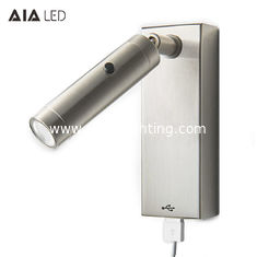 China Surface mounted USB bedside wall light led reading light USB book wall light for hotel projects supplier