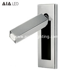 China Interior IP20 headboard wall lihgt recessed rotate LED wall lights bedside wall light bed reading light supplier