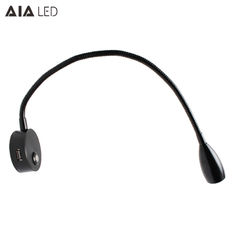 China Round flexible led bed wall light headboard wall light led bedside reading light for bedroom supplier