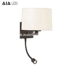 China Surface mounted flexible led headboard wall lamps 3W led reading wall lamps for hotel projects supplier