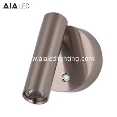 China Wall mounted round headboard wall light led bed wall lamp adjustable 3W led bedside wall light supplier