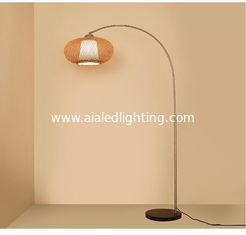 China Chinese style floor lamp fishing lamp bamboo Art tea room floor light Zen standing lighting marble floor lamps supplier