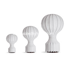 China IP20 E27 holder table light led table lamp natural silk table light for hotel supplier
