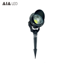 China IP65 waterproof round black D140xH315mm outdoor 3W LED lawn spike lights for hotel supplier